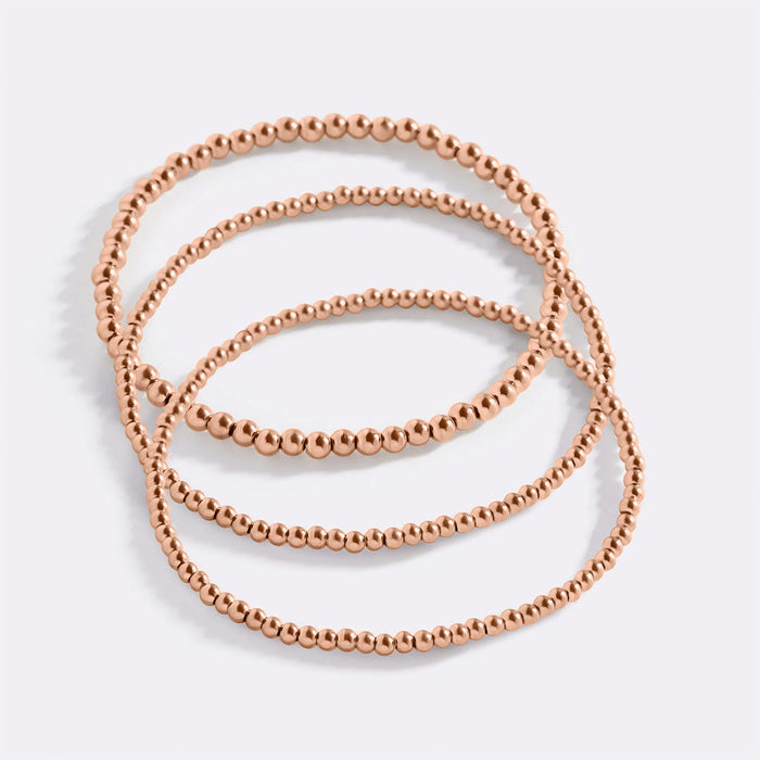 18k Rose Gold Plated / 6.5"