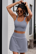 Active State Black Gingham Tank
