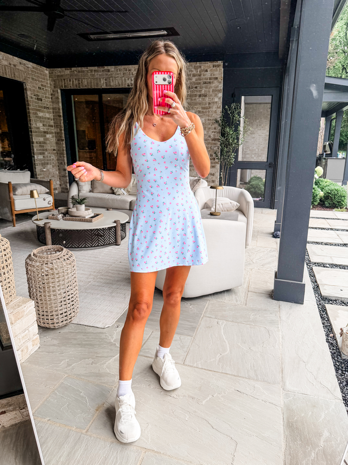 Active Vibe Blue Rose Active Dress