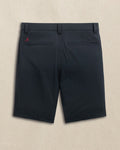 The back view of the Southern Tide Alabama Crimson Tide brrr°®-die 8" Performance Short by Southern Tide - Caviar Black