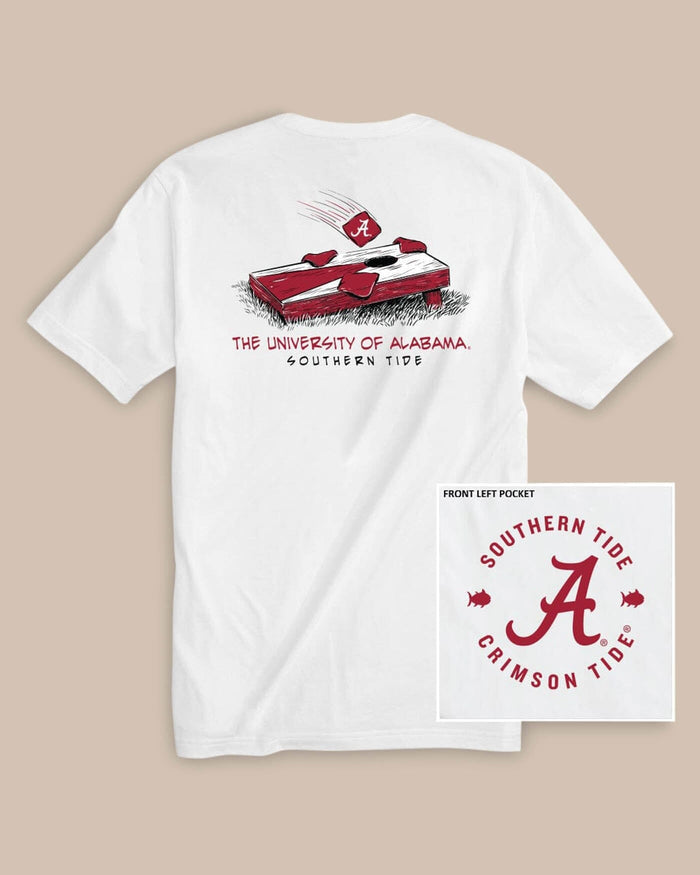 Alabama Crimson Tide Cornhole T-Shirt C_T-Shirts Southern Tide
