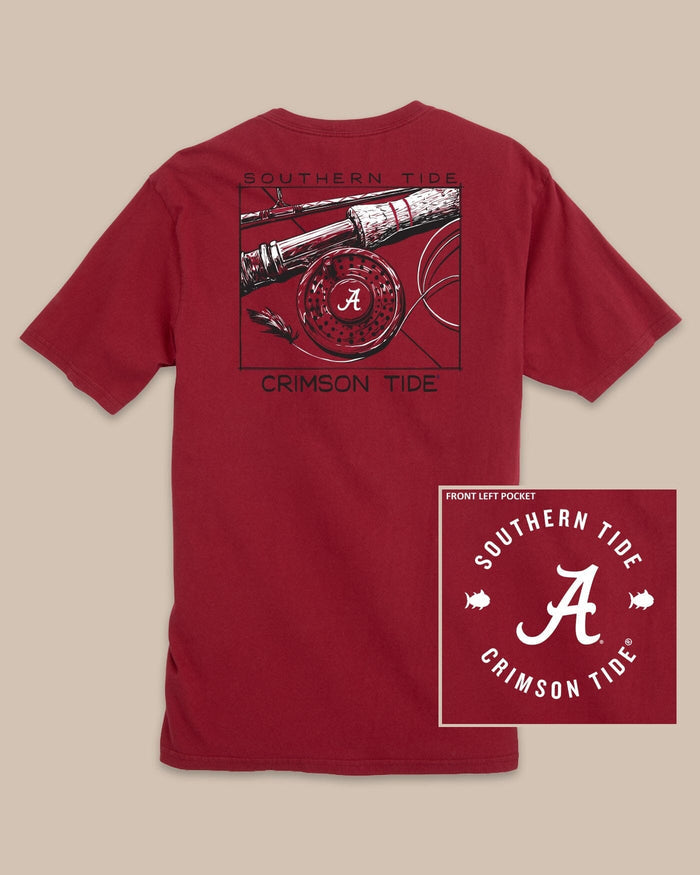 Alabama Crimson Tide Gameday Fly Reel T-Shirt C_T-Shirts Southern Tide