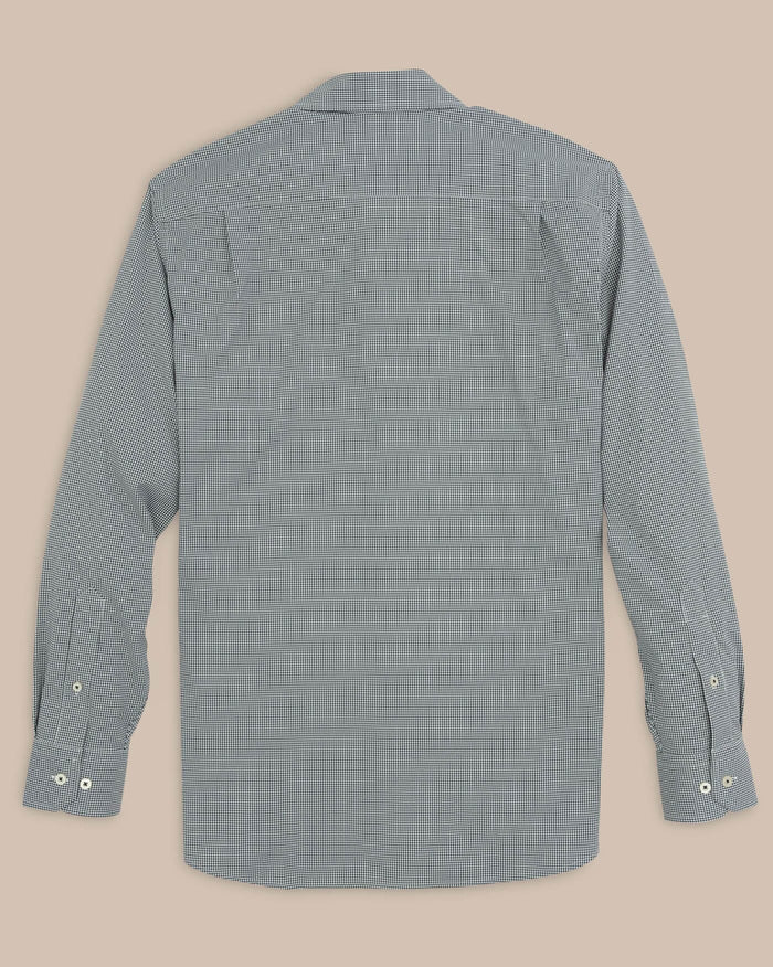 The back view of the Alabama Gingham Button Down Shirt  by Southern Tide - Black