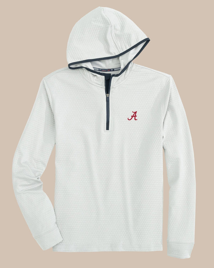 Alabama Crimson Tide Scuttle Quarter Zip Hoodie C_Outerwear Southern Tide