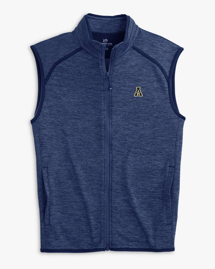 App State Baybrook Heather Vest C_Outerwear Southern Tide