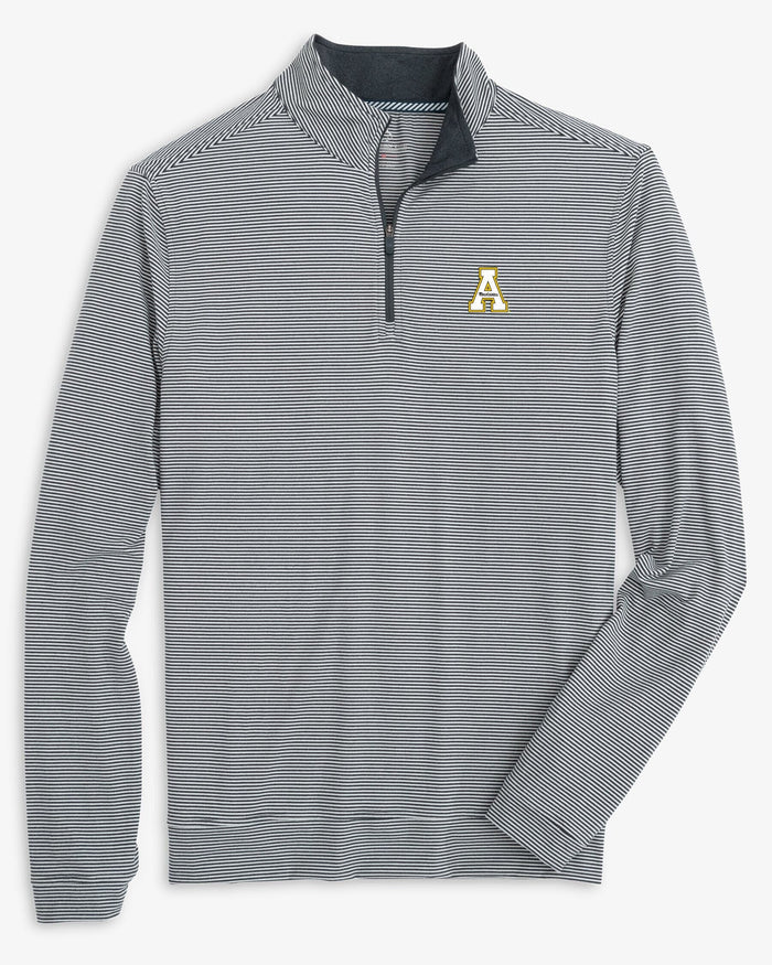 App State Cruiser Micro-Stripe Heather Quarter Zip