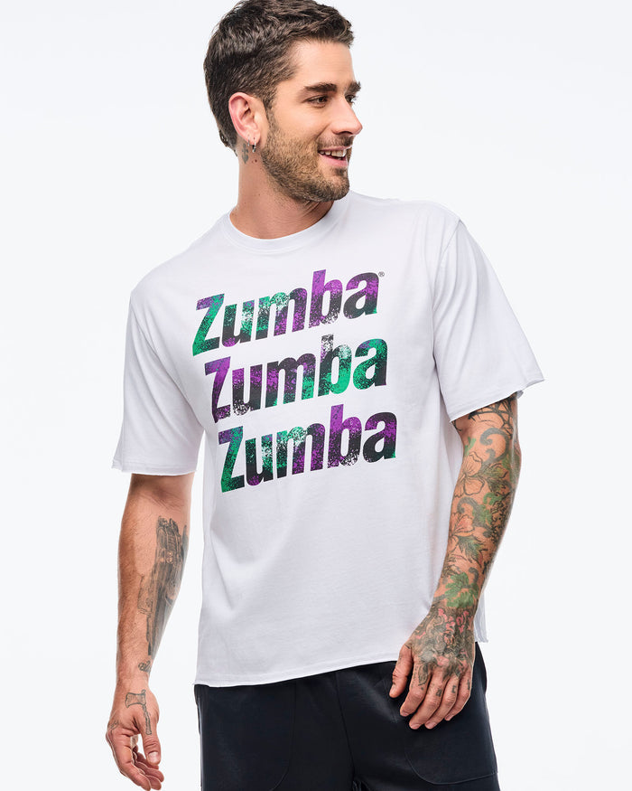 Wear It Out White # Apres Zumba Boxy Top