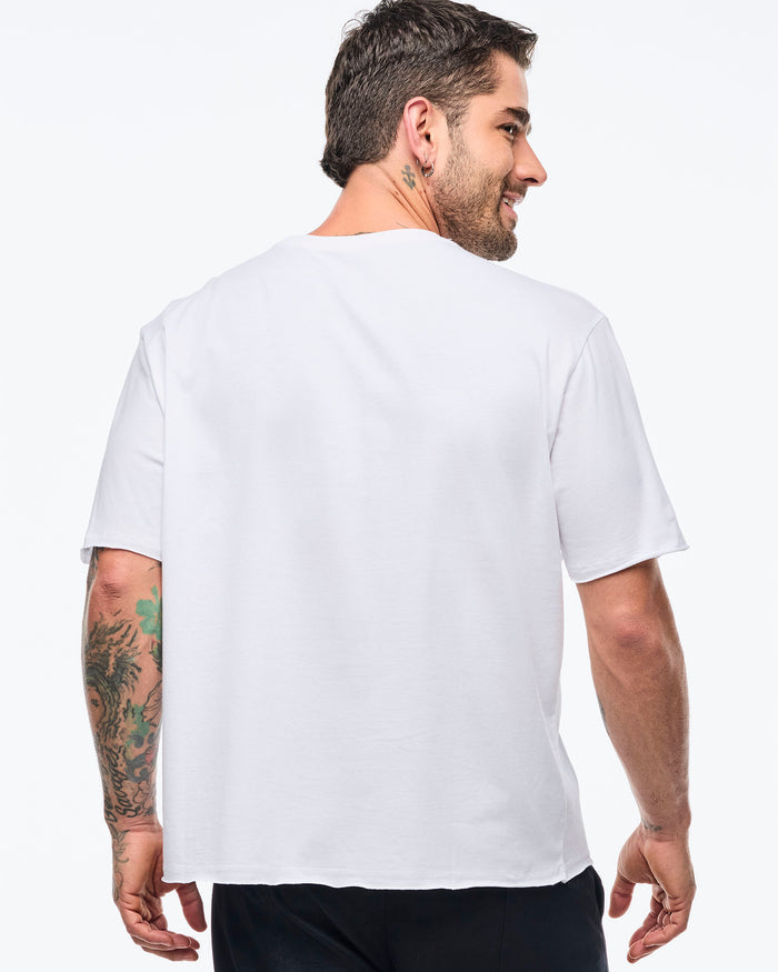 Wear It Out White # Apres Zumba Boxy Top