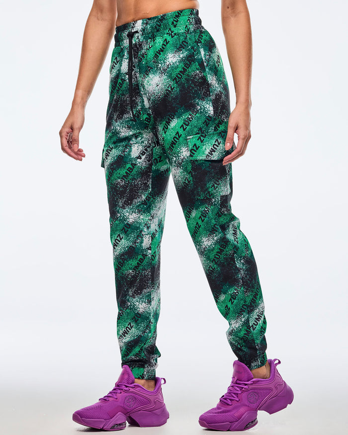 Black/Green # Apres Zumba Cargo Pants