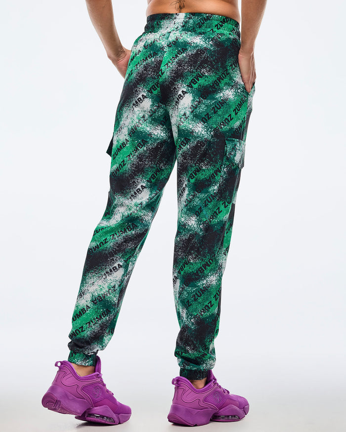 Black/Green # Apres Zumba Cargo Pants