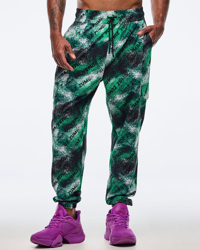 Black/Green # Apres Zumba Cargo Pants