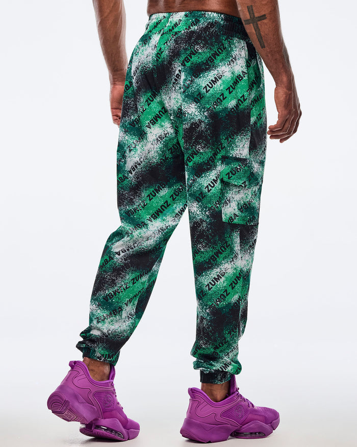Black/Green # Apres Zumba Cargo Pants