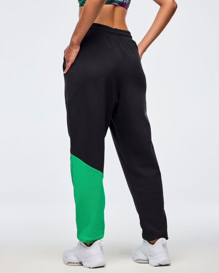 Bold Black # Apres Zumba Men's Slouch Sweatpants