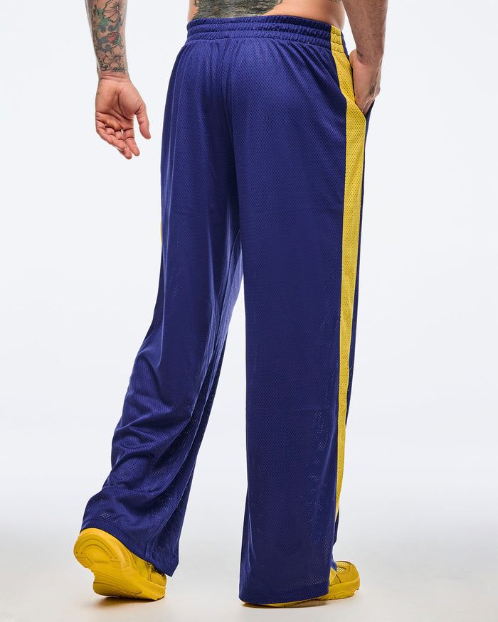 Soft Navy # Apres Zumba Mesh Pants With Inner Shortie