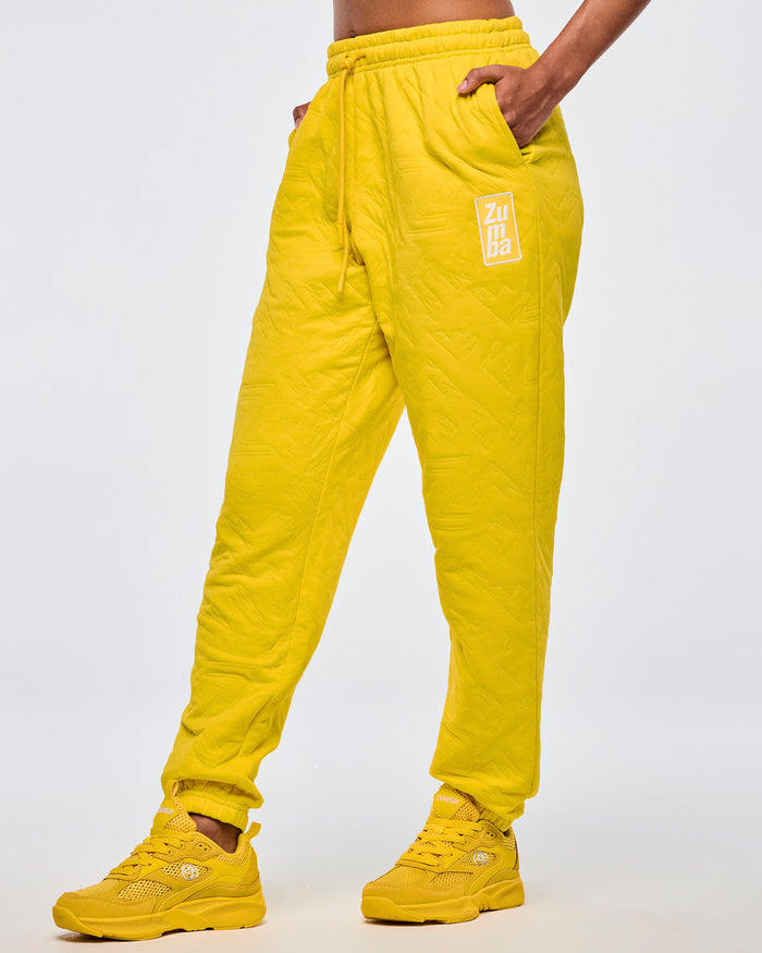 Sunrays # Apres Zumba Quilted Slouch Sweatpants