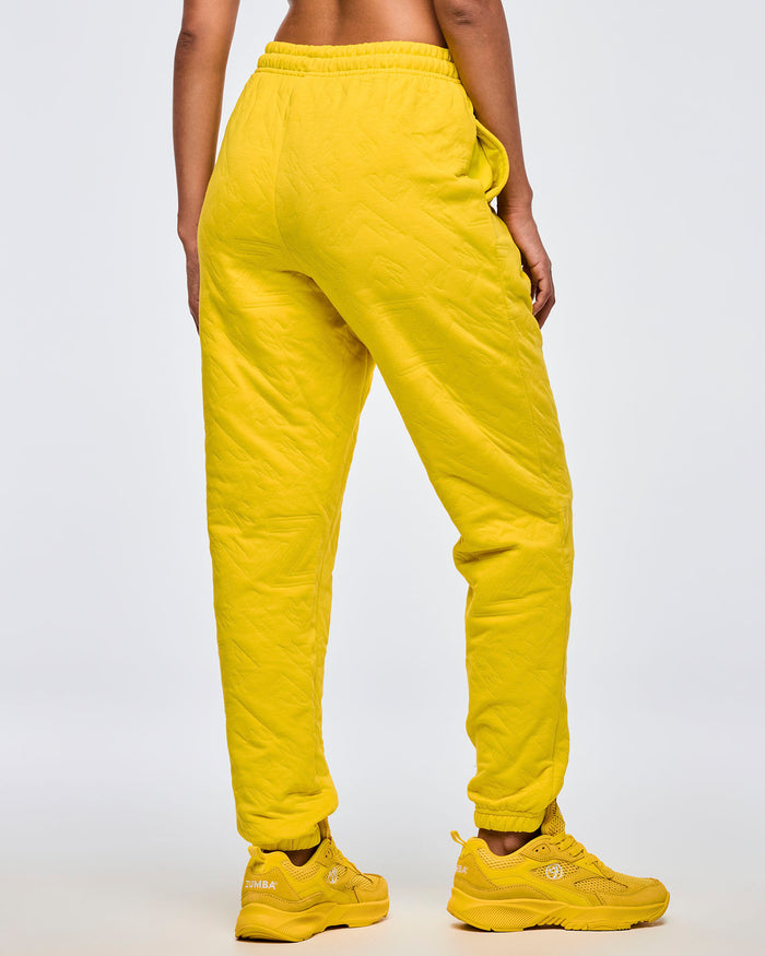 Sunrays # Apres Zumba Quilted Slouch Sweatpants