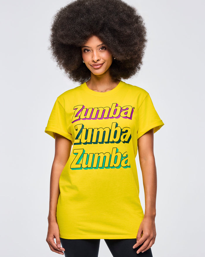 Sunrays # Apres Zumba Unisex Crew Neck Tee - Sunrays