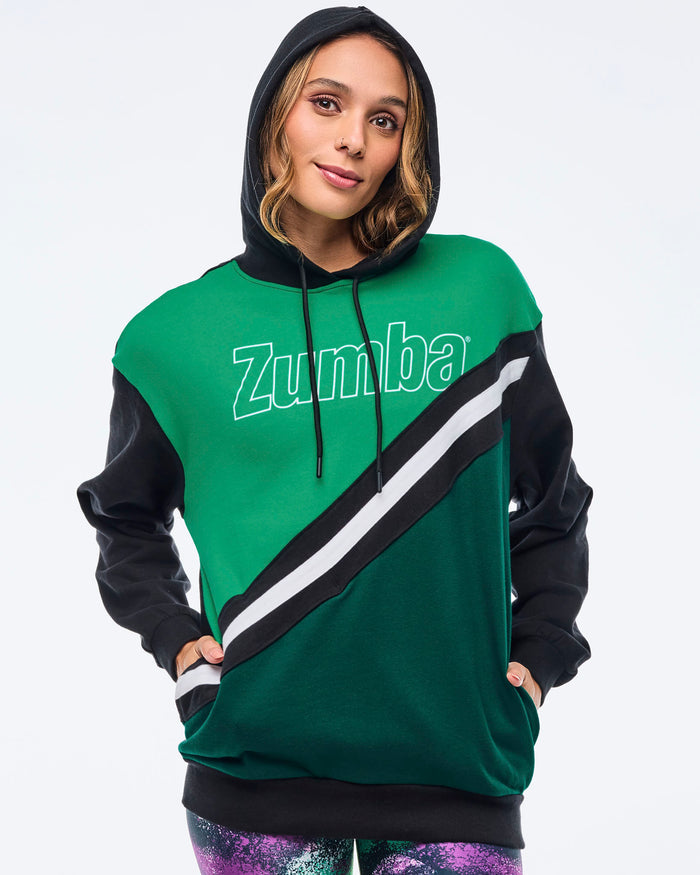 Bold Black # Apres Zumba Unisex Pullover Hoodie