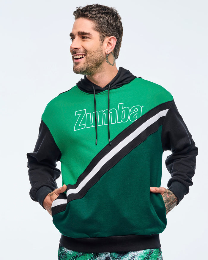Bold Black # Apres Zumba Unisex Pullover Hoodie