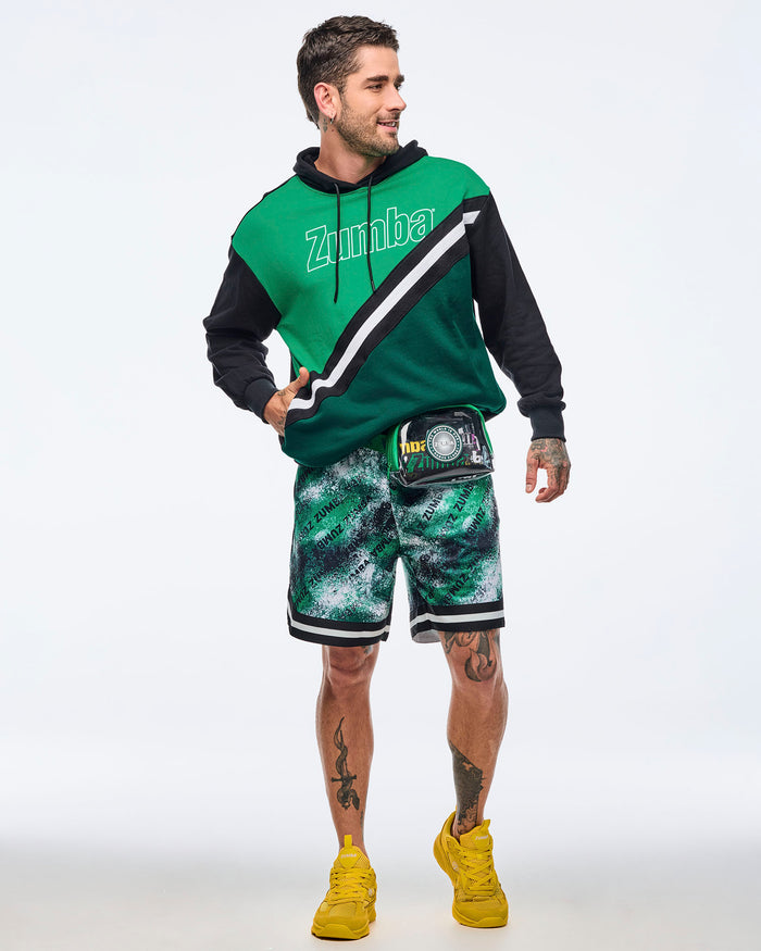 Bold Black # Apres Zumba Unisex Pullover Hoodie