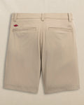 The back view of the Southern Tide Arkansas Razorbacks Birdie 8" Coastal Breeze® Performance Short by Southern Tide - Sandstone Khaki