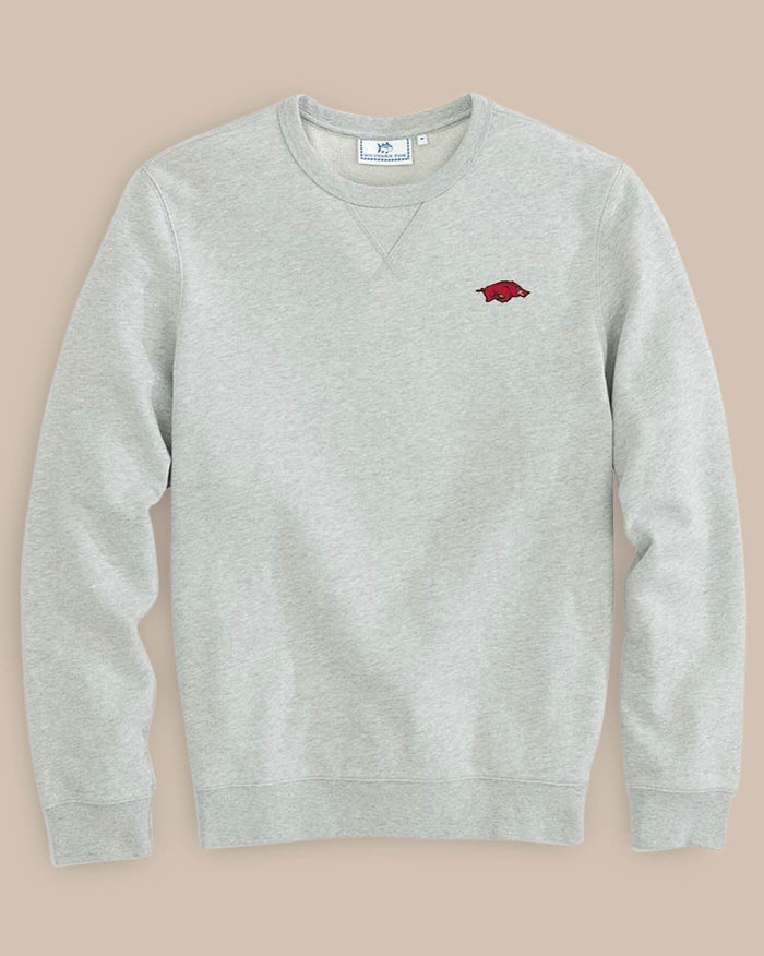 Arkansas Upper Deck Pullover Sweatshirt C_Outerwear Southern Tide