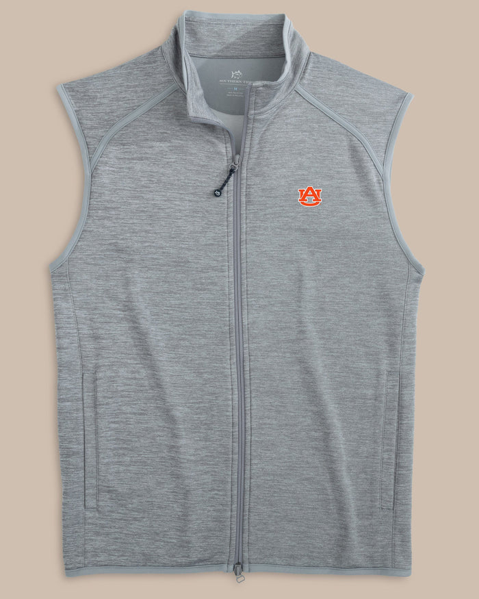 Auburn Tigers Baybrook Heather Vest C_Outerwear Southern Tide