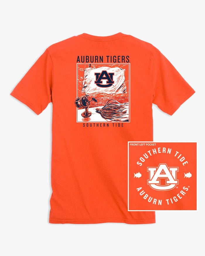 Auburn Tigers Fishing Flag T-Shirt