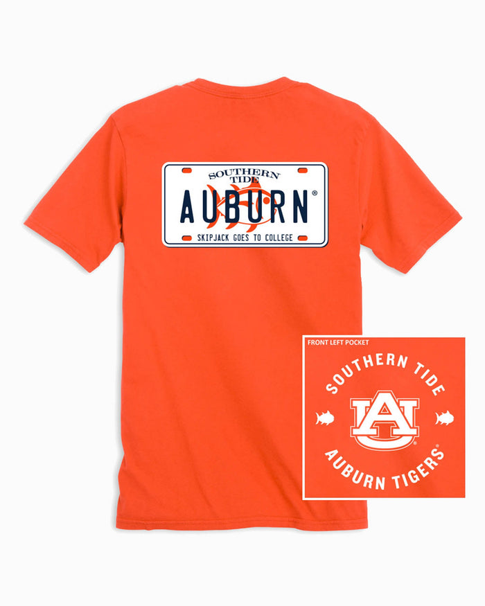 Auburn Tigers License Plate T-Shirt