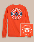 The back view of the Southern Tide Auburn Tigers Ring Badge T-Shirt by Southern Tide - Endzone Orange