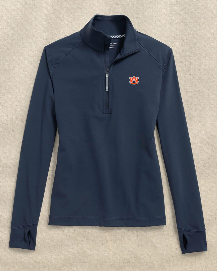 Auburn Tigers Women's Runaround Quarter Zip C_Outerwear Southern Tide