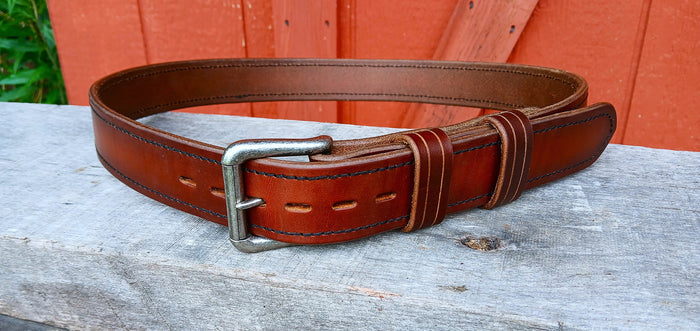 *****Available To Purchase Now***** Handmade Full Grain Leather Belts, Made In Vermont