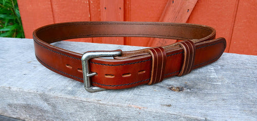 *****Available To Purchase Now***** Handmade Full Grain Leather Belts, Made In Vermont