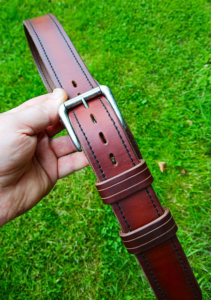 *****Available To Purchase Now***** Handmade Full Grain Leather Belts, Made In Vermont