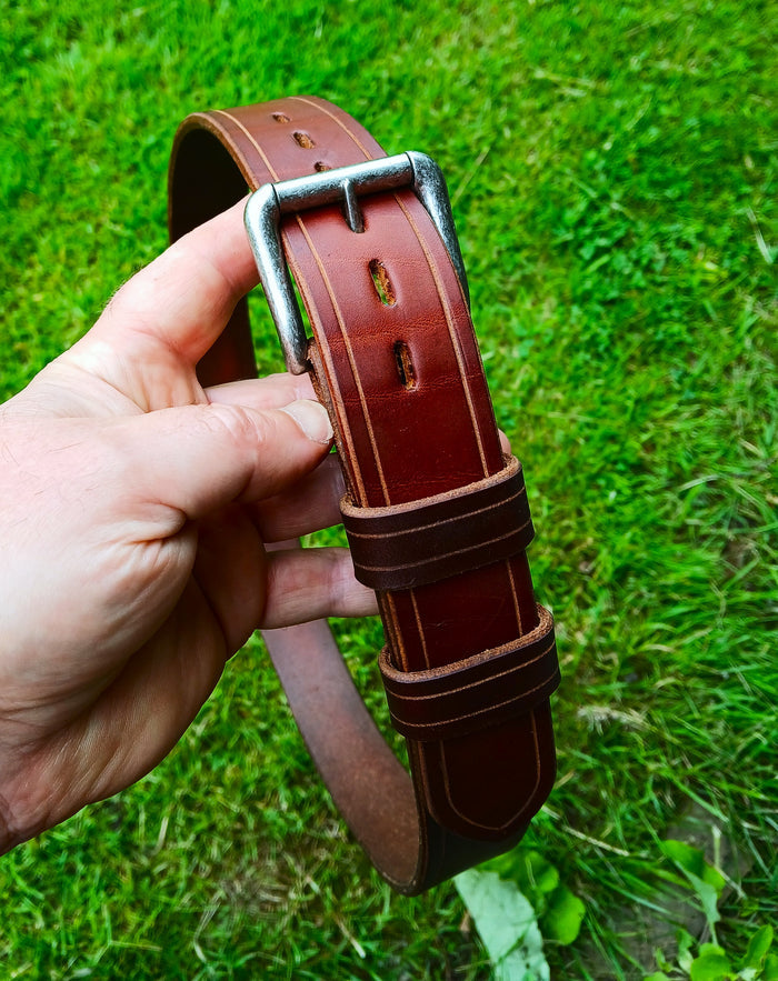*****Available To Purchase Now****PLAIN FACE**** Full Grain Leather Belts Made In Vermont