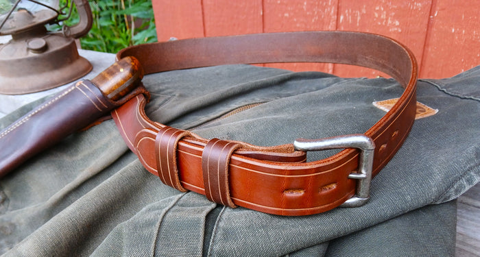 *****Available To Purchase Now****PLAIN FACE**** Full Grain Leather Belts Made In Vermont