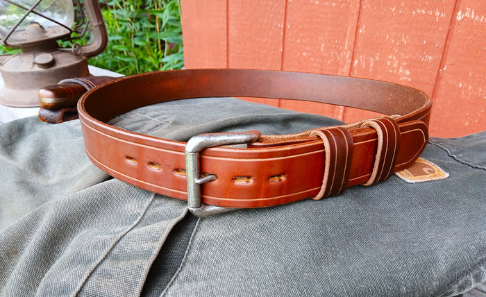 *****Available To Purchase Now****PLAIN FACE**** Full Grain Leather Belts Made In Vermont