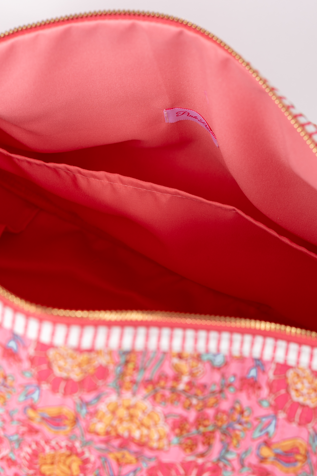 Avery Pink Floral Quilted Weekender FINAL SALE