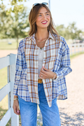 Backroad Blue Plaid Flannel