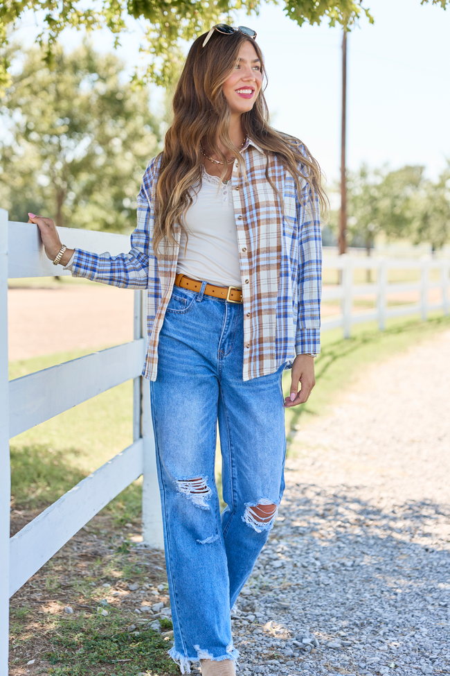 Backroad Blue Plaid Flannel