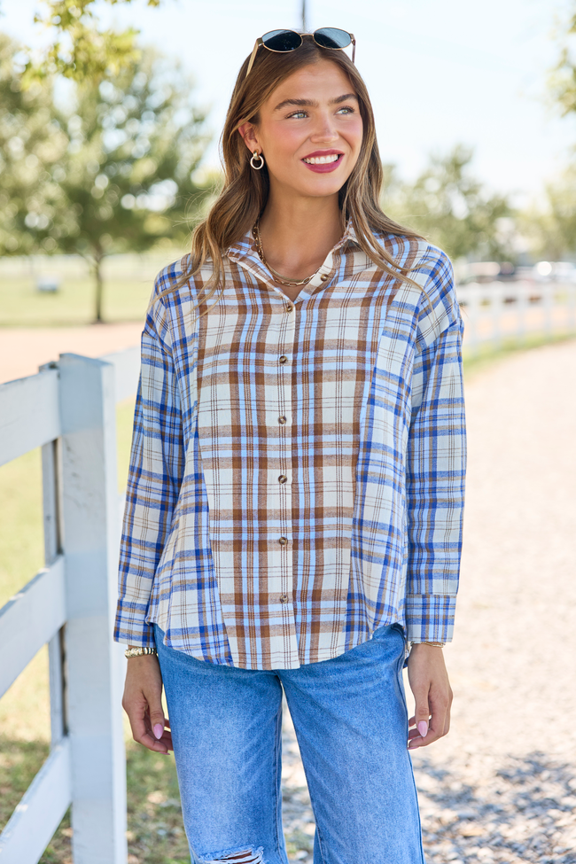 Backroad Blue Plaid Flannel