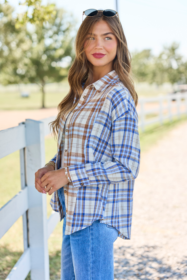 Backroad Blue Plaid Flannel