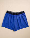 The front view of the Southern Tide Beer Cheers Performance Boxer by Southern Tide - Dazzling Blue
