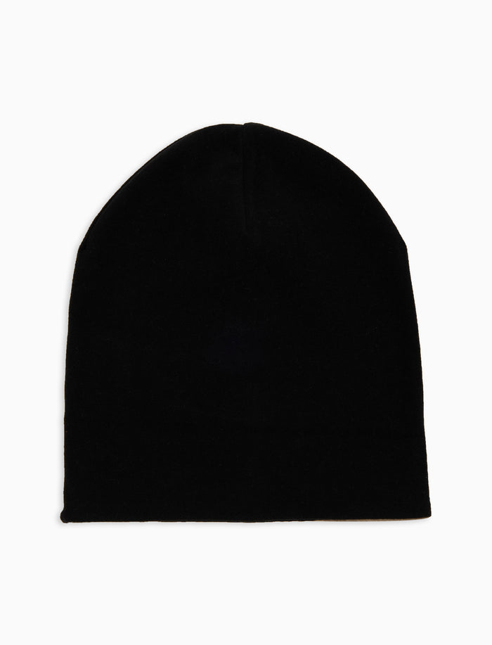 Berretto reversibile unisex pile nero righe multicolor - Gallo 1927 - Official Online Shop