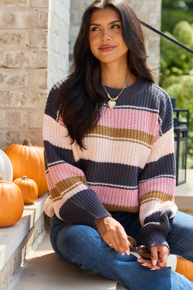 Better In Color Multi Striped Sweater