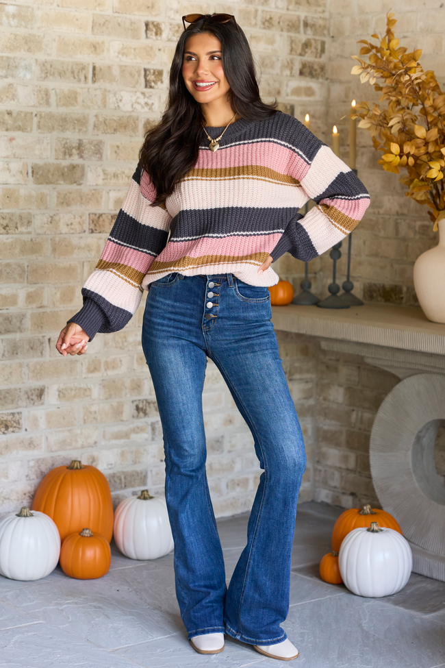 Better In Color Multi Striped Sweater