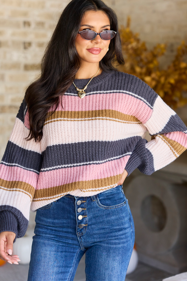 Better In Color Multi Striped Sweater