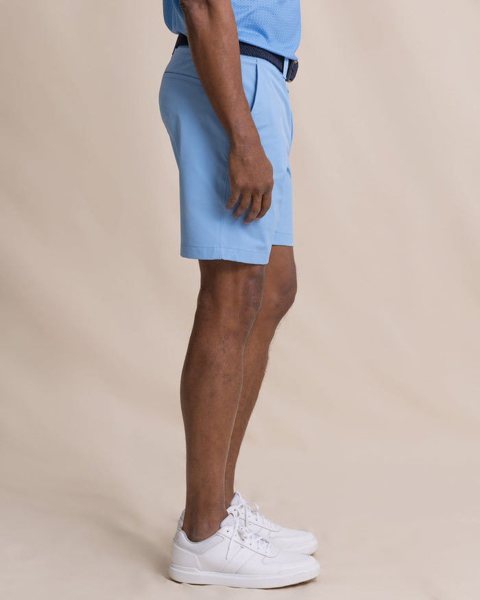 The side view of the Southern Tide Birdie 8" Coastal Breeze® Performance Short by Southern Tide - Ocean Channel