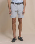 The front view of the Southern Tide Birdie 8" Coastal Breeze® Performance Short by Southern Tide - Seagull Grey