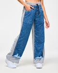 Denim # Blue Jean Denim Sweatpants